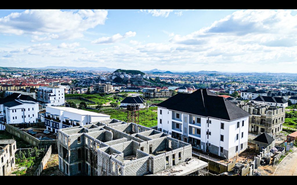 Aerial view of fast developing Nigerian city highlighting real estate opportunities | The Property Garage